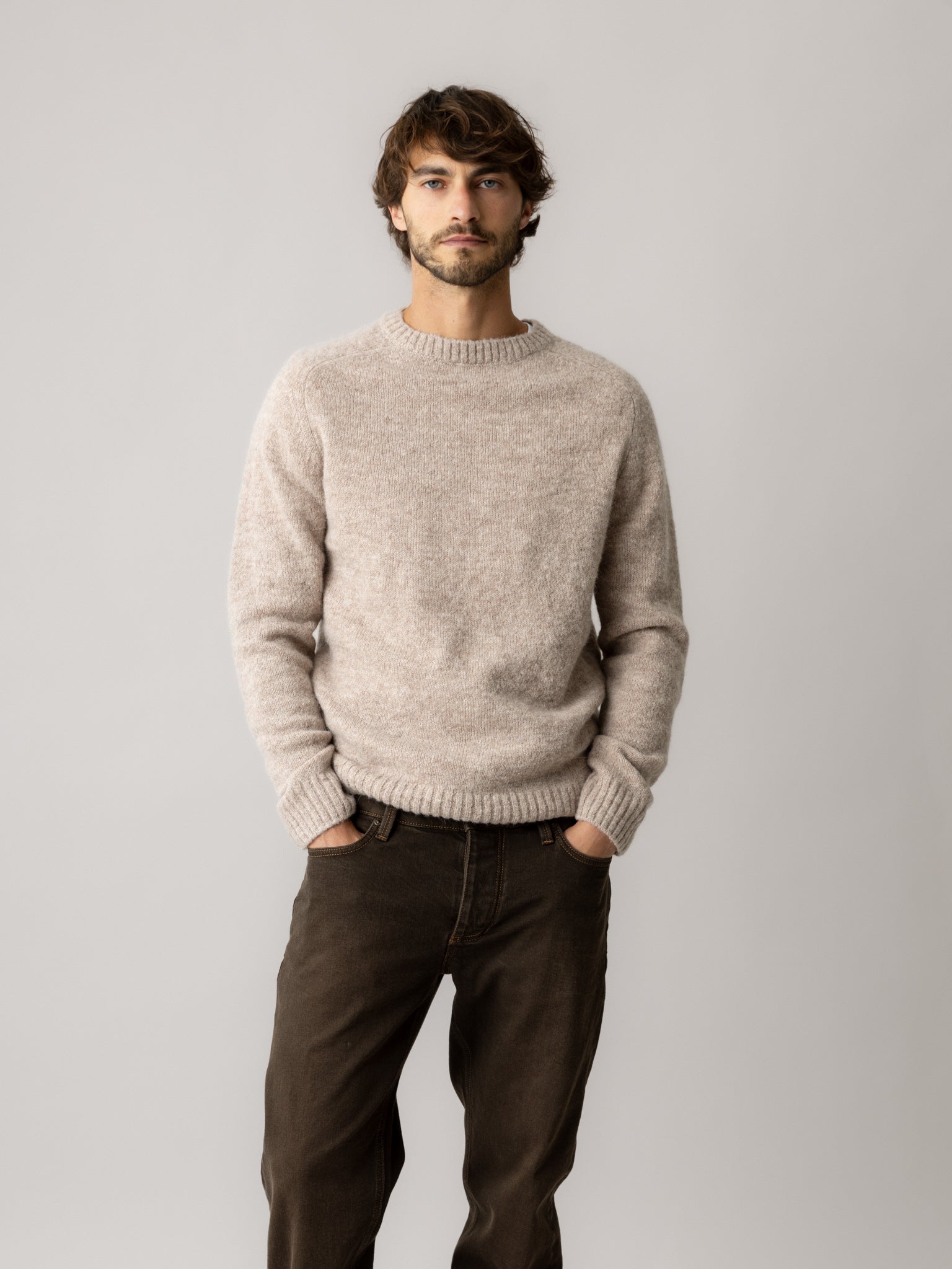 Modelshot / Light Grey Melange / Detail